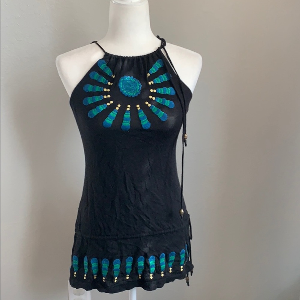 Arden B Bohemian Black Tunic